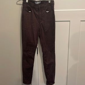 Old Navy Wine Skinny Pants size 8 Tall